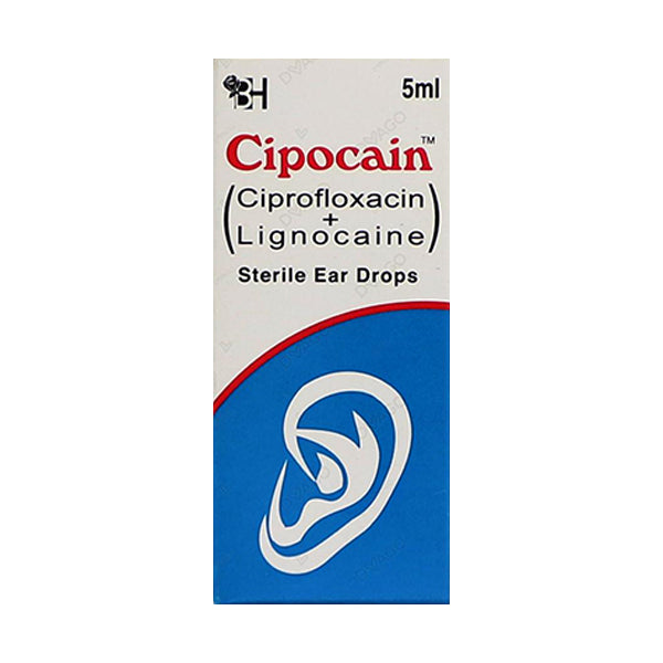 Cipocain 5ml Ear Drops – For Ear Infection and Pain Relief