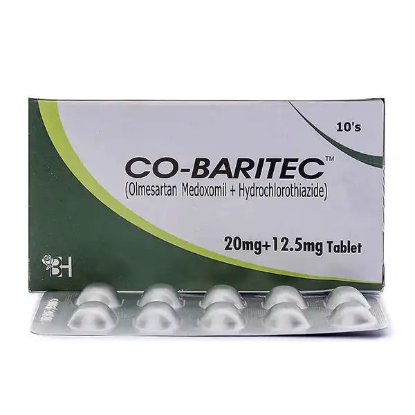 Co-Baritec 20mg/12.5mg Tablet – For High Blood Pressure Control