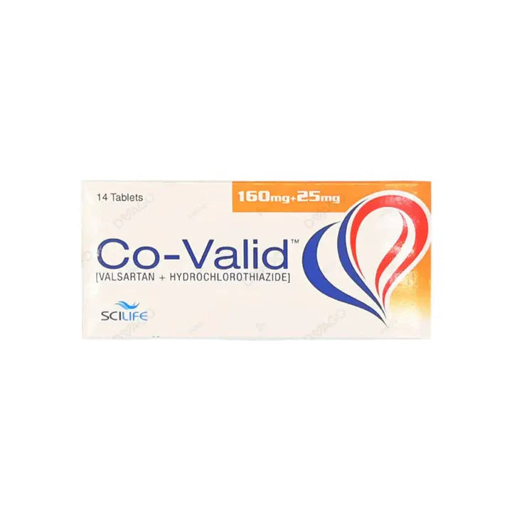 Co-Valid 160mg/25mg Tablets – For Blood Pressure Control