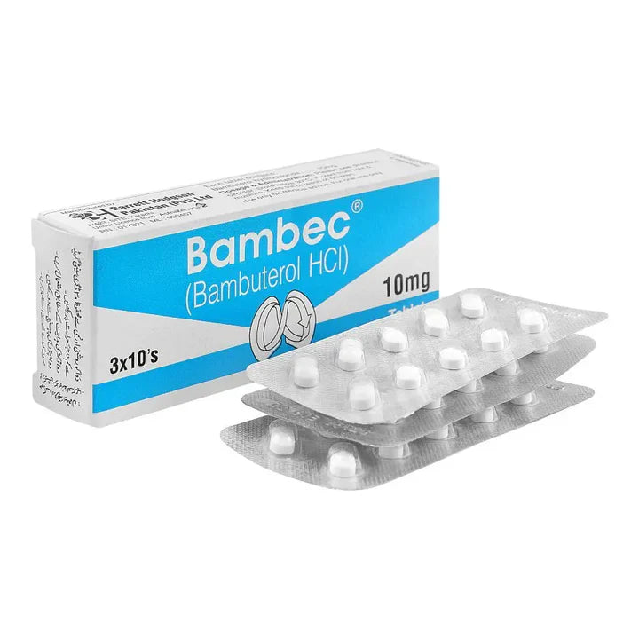 Bambec 10mg Tablet – Helps Relieve Breathing Difficulty in Asthma
