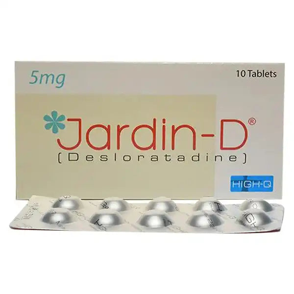 Jardin-D 5mg Tablet (Desloratadine) – Allergy Symptom Relief for Patients