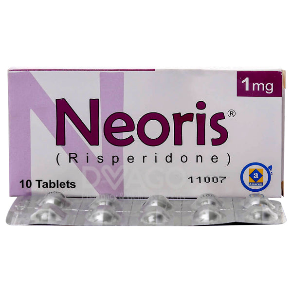 Neoris 1mg Tablets (Risperidone) – Mental Health Treatment Tablets
