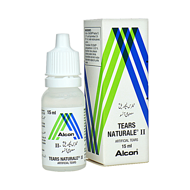 Tears Naturale II 15ml Eye Drops (Artificial Tears) – Dry Eye Lubrication and Moisture Relief