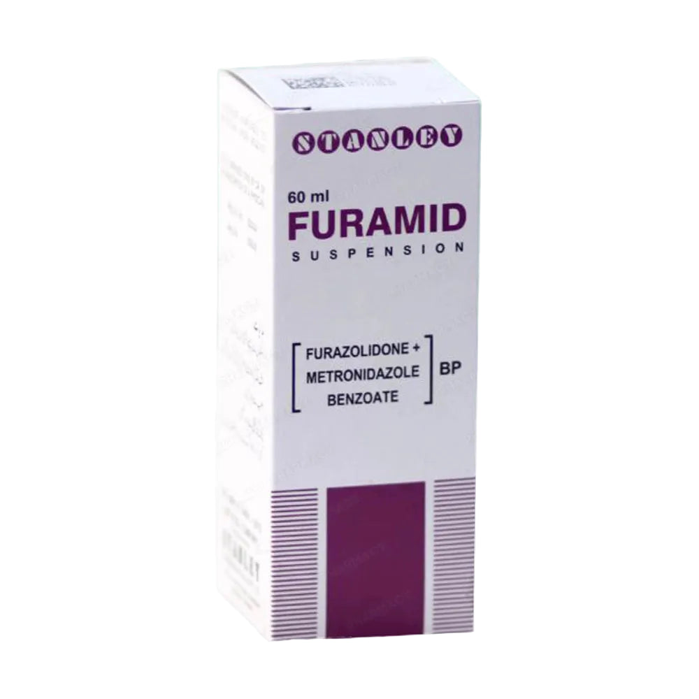 Furamid Suspension 60ml (Furazolidone, Metronidazole) – Diarrhea and Gut Infection Medicine