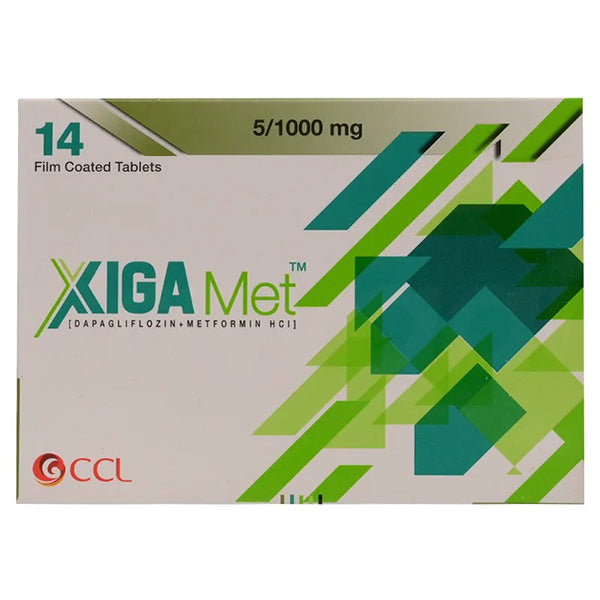 Xiga Met 5mg/1000mg Tablets – Treatment for Type 2 Diabetes Blood Sugar Control