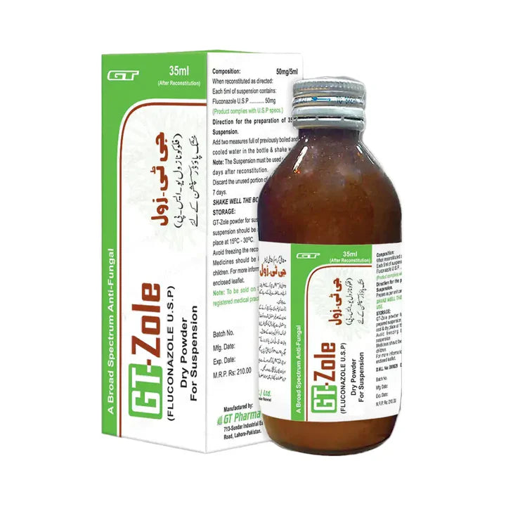 GT-Zole Syrup 35ml (Fluconazole) – For Fungal Infection Treatment