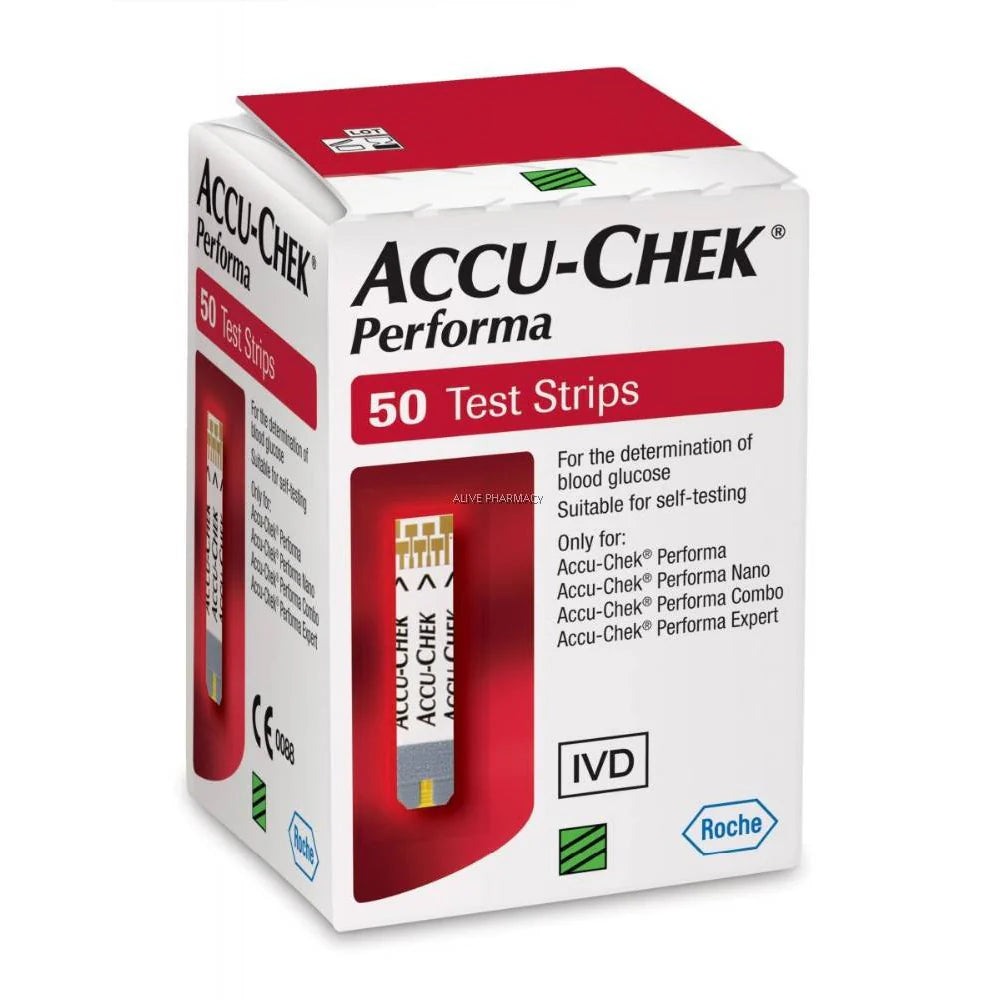 Accu-Chek Performa Test Strips 50s – Blood Glucose Monitoring Test Strips for Diabetes