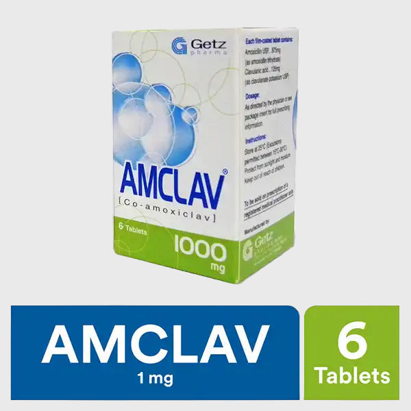 Amclav 1000mg Tablet