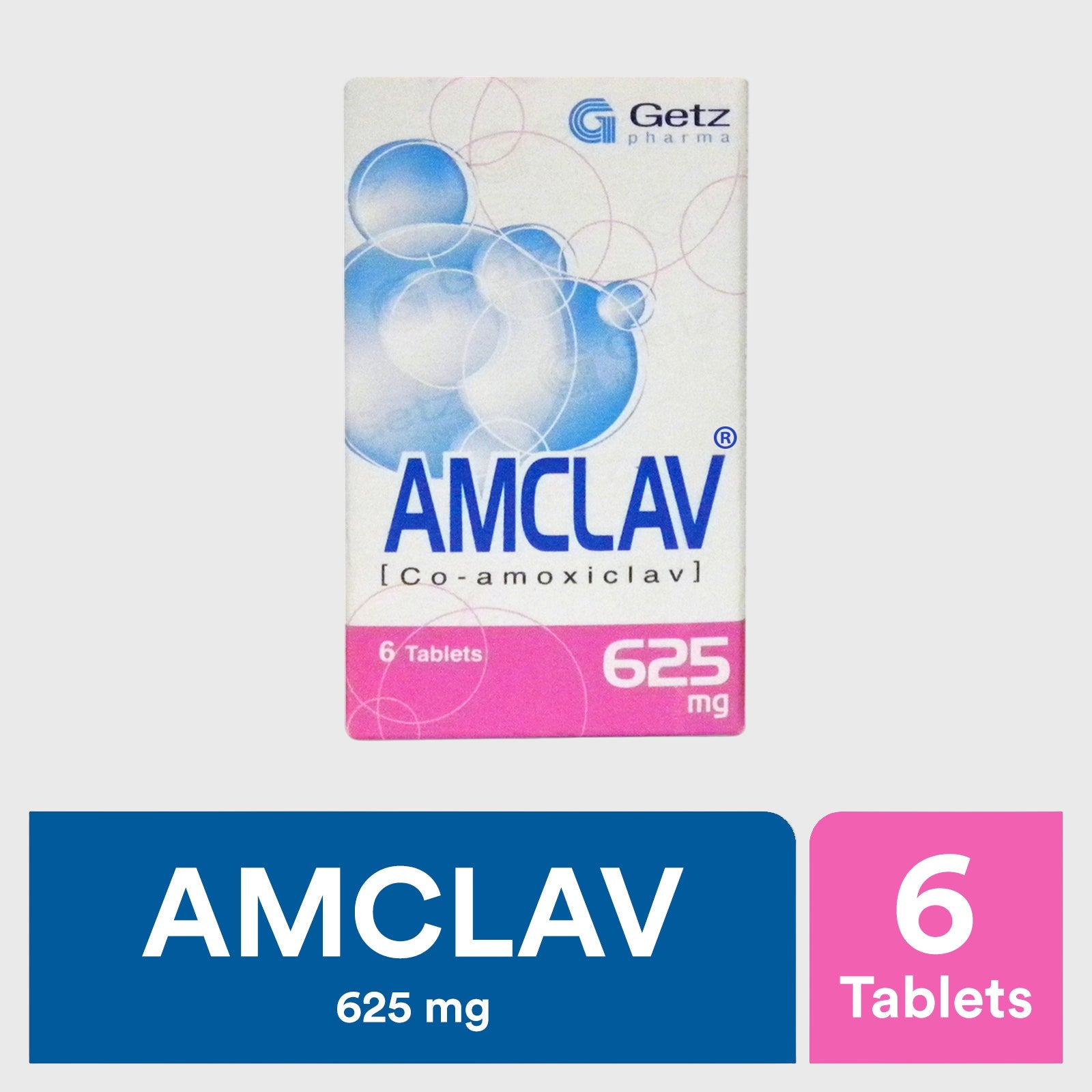Amclav 625mg Tablet