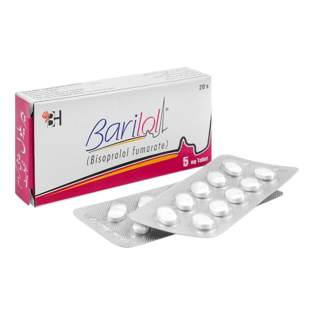 Barilol 5mg Tablet (Bisoprolol Fumarate) – Controls High Blood Pressure & Heart Rate