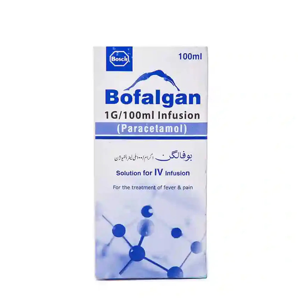 Bofalgan 1gm/100ml Infusion – Fever and Pain Relief Intravenous Infusion
