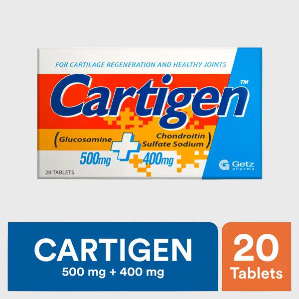Cartigen Plus 500/400mg Tablet
