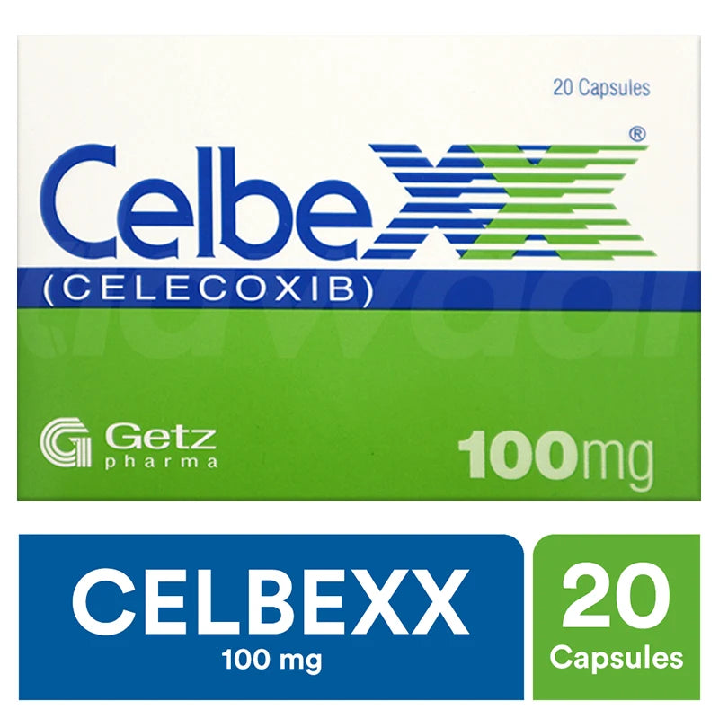 Celbexx 100 mg Capsule – Pain & Inflammation Relief (Celecoxib)