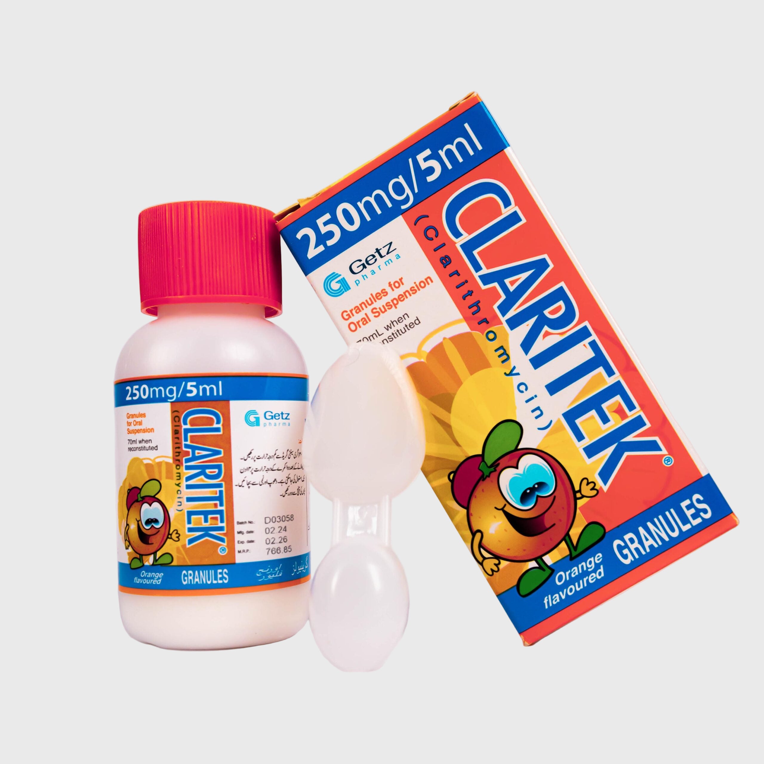 Claritek 250 mg Syrup
