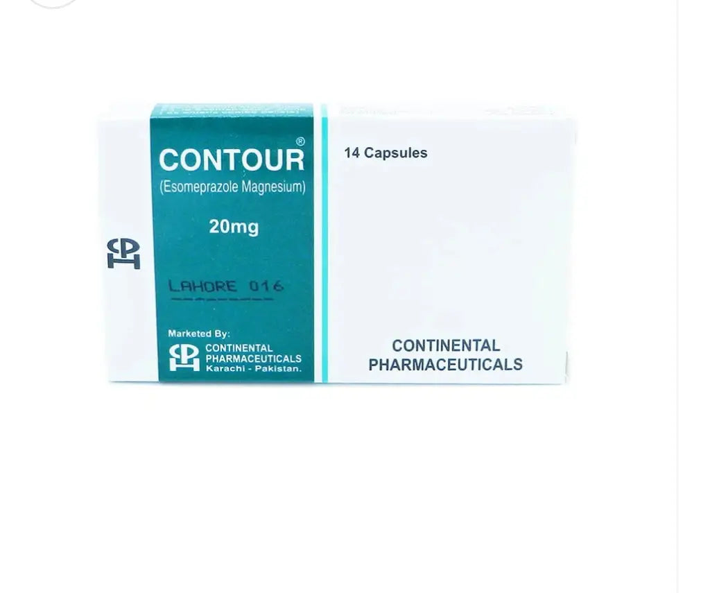Contour 20mg Capsules – Esomeprazole Magnesium Acid Control Medicine