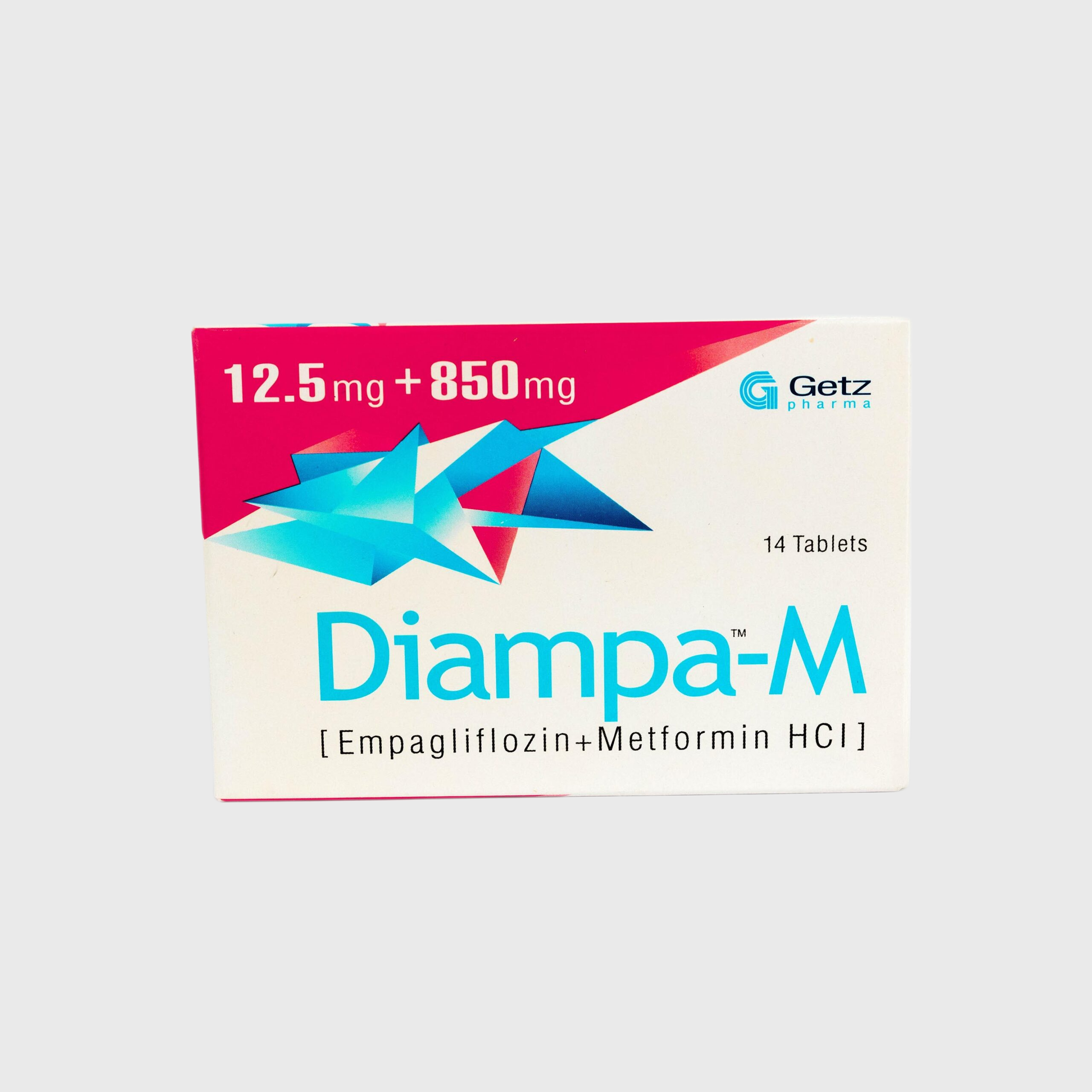 Diampa M 12.5/850mg Tablets