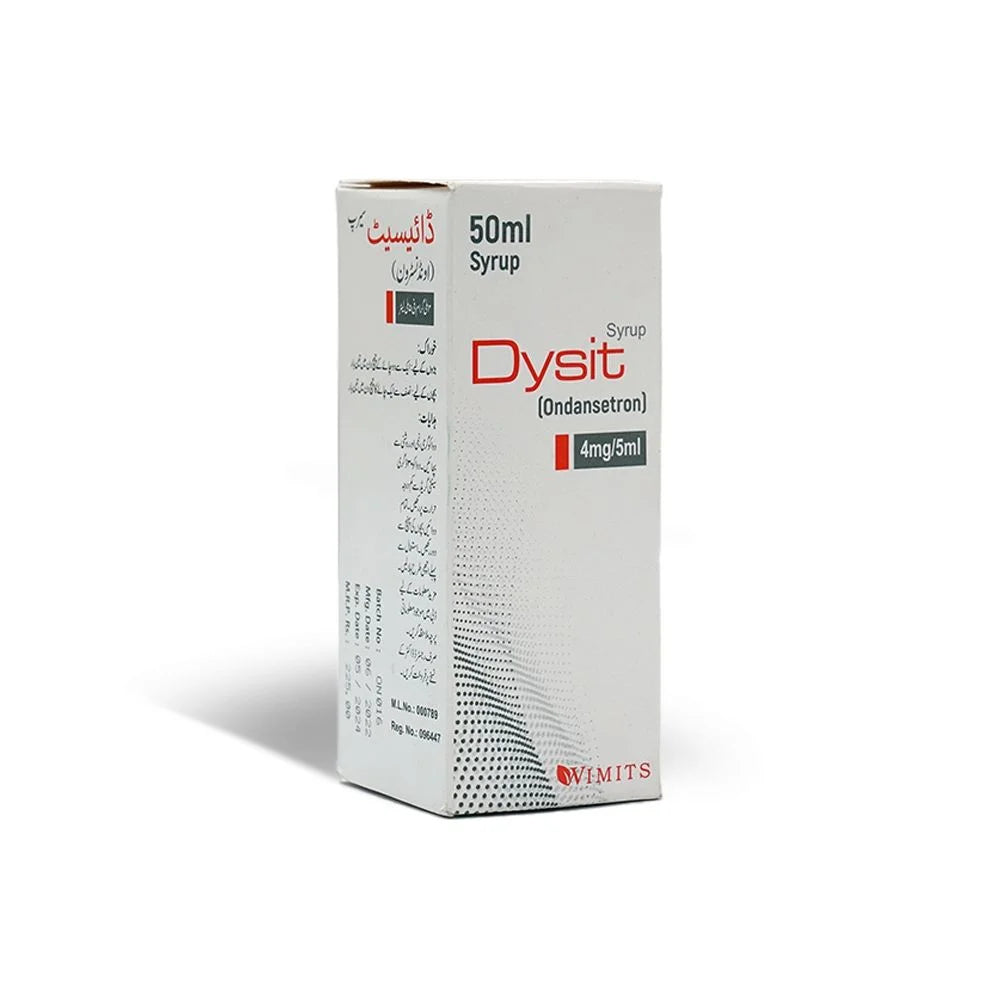 Dysit Syrup 4mg/5ml (Ondansetron) – Nausea and Vomiting Control Syrup