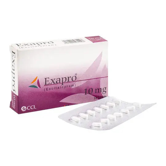 Exapro 10mg Tablets (Escitalopram) – Depression and Anxiety Support