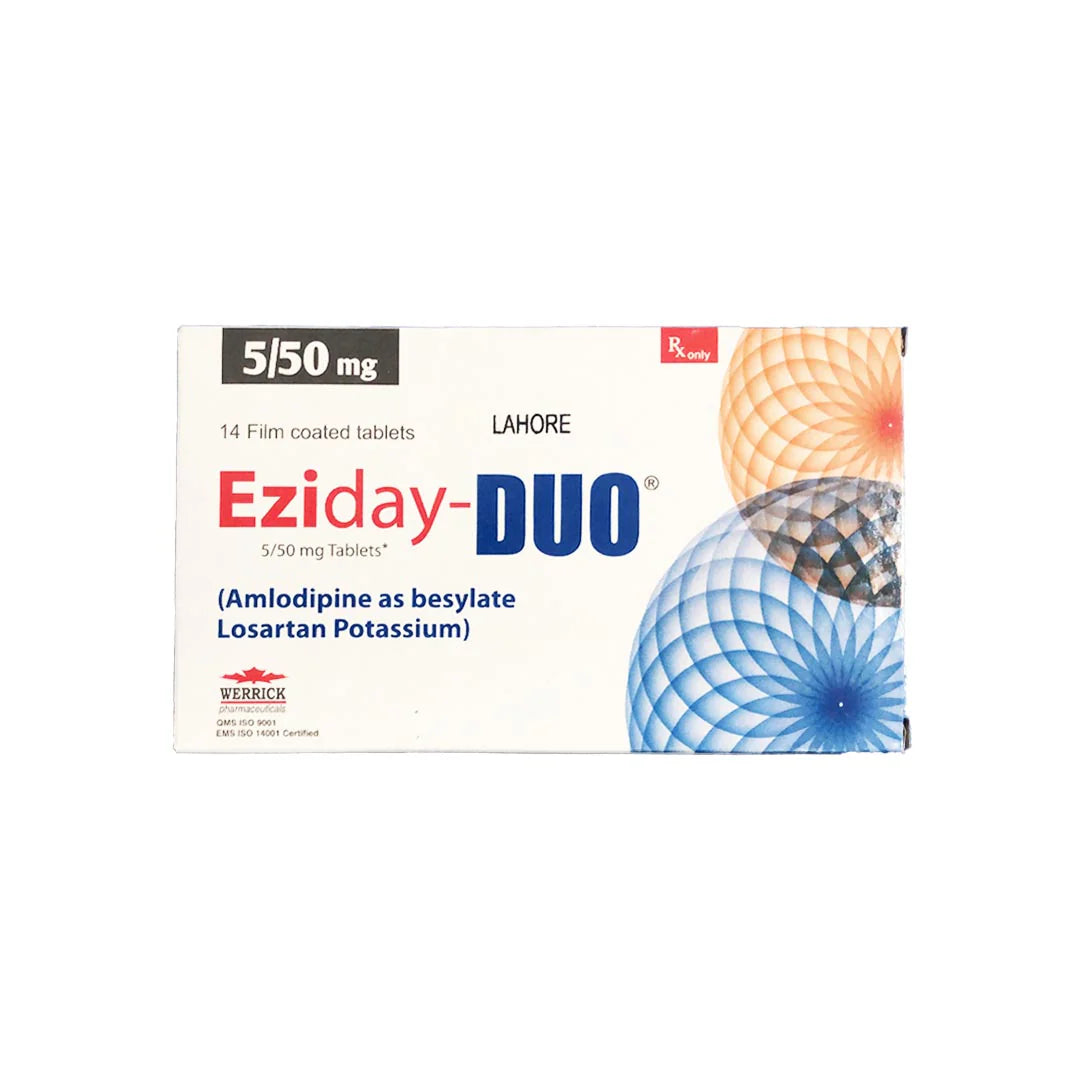 Eziday Duo 5/50mg Tablet – For High Blood Pressure Control
