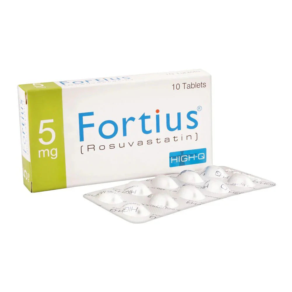 Fortius 5mg Tablet (Rosuvastatin) – Cholesterol Control for Heart Health