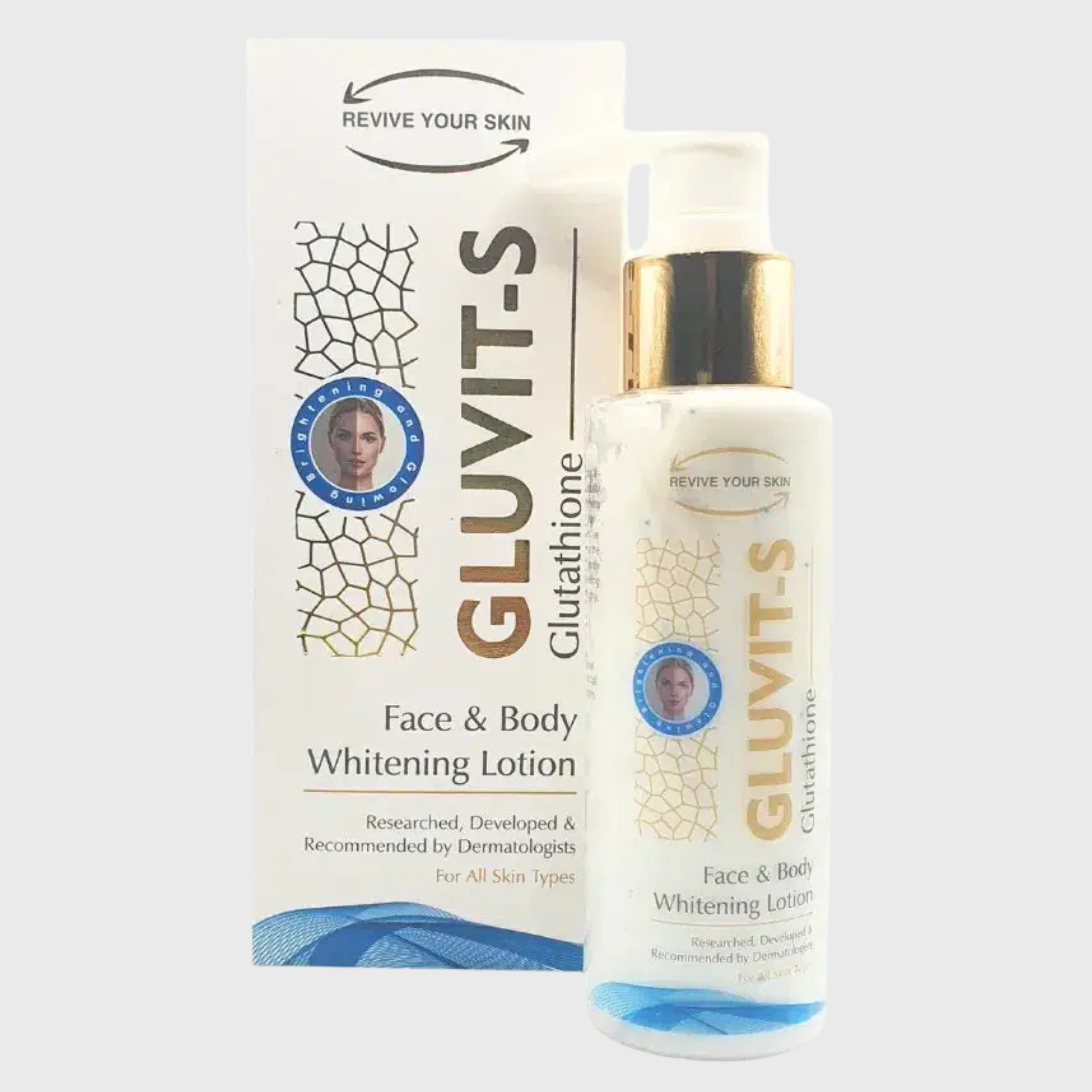 GLUVIT-S GLUTATHAIONE FACE AND BODY WHITENING LOTION 100ml
