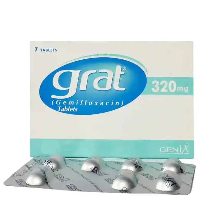 Grat 320mg Tablet (Gemifloxacin) – For Bacterial Infection Treatment
