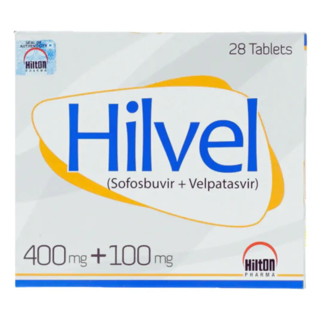 Hilvel 400mg + 100mg Tablets Sofosbuvir + Velpatasvir for Hepatitis C