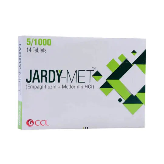 Jardy Met 5/1000mg Tablets – Blood Sugar Control Tablets