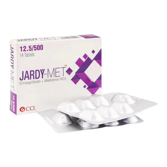 Jardy Met 12.5/500mg Tablets – Blood Sugar Control Tablets