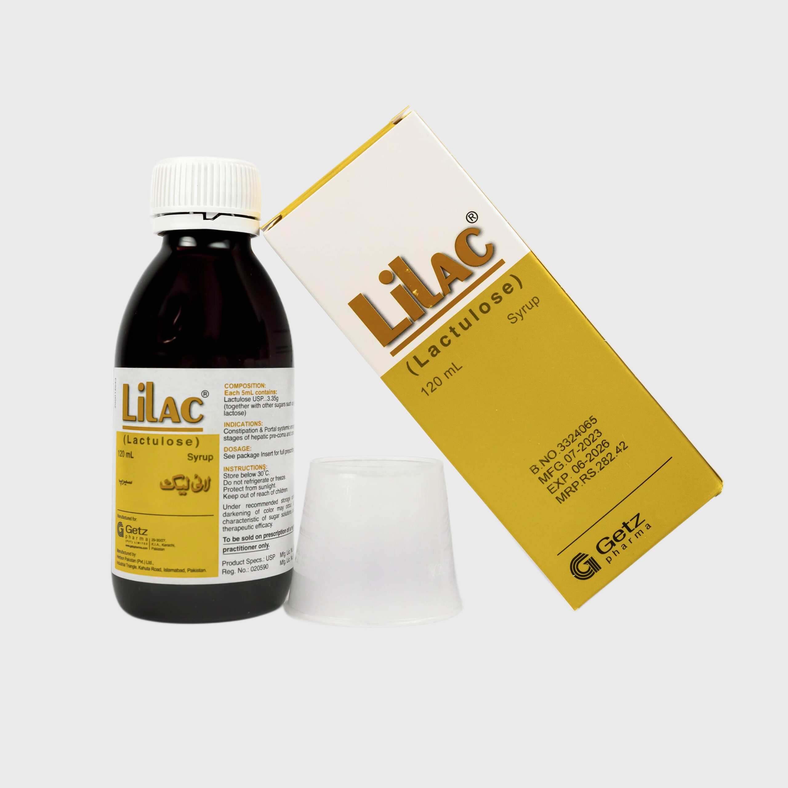 Lilac 120ml Syrup – Gentle Laxative for Constipation