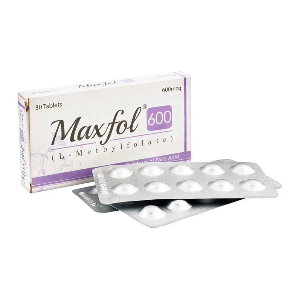Maxfol 600mcg Tablet (Methylfolate) – Folic Acid Support for Patients
