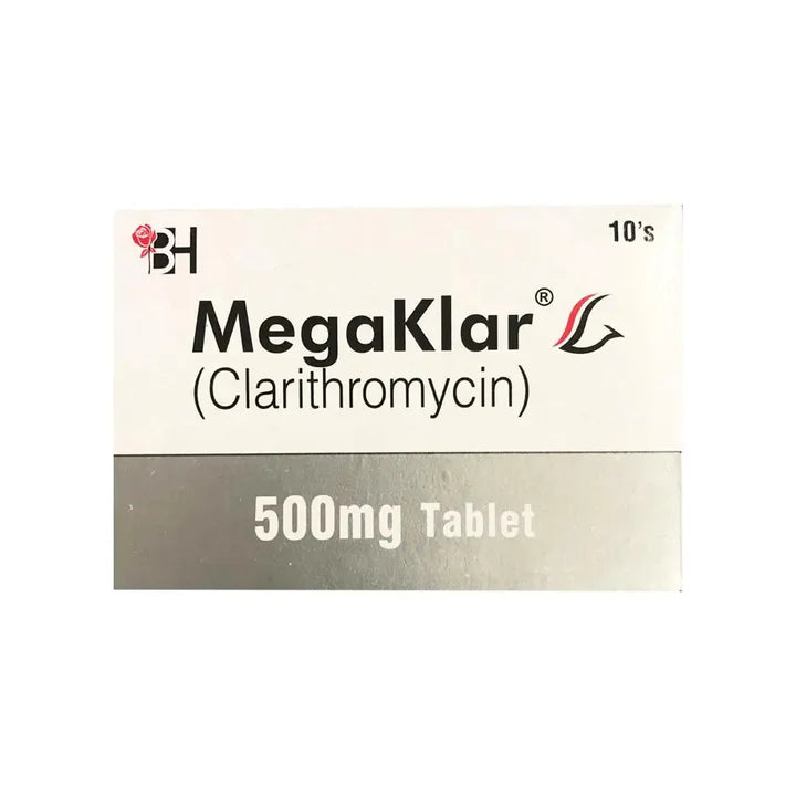 Megaklar 500mg Tablet – Bacterial Infection Treatment