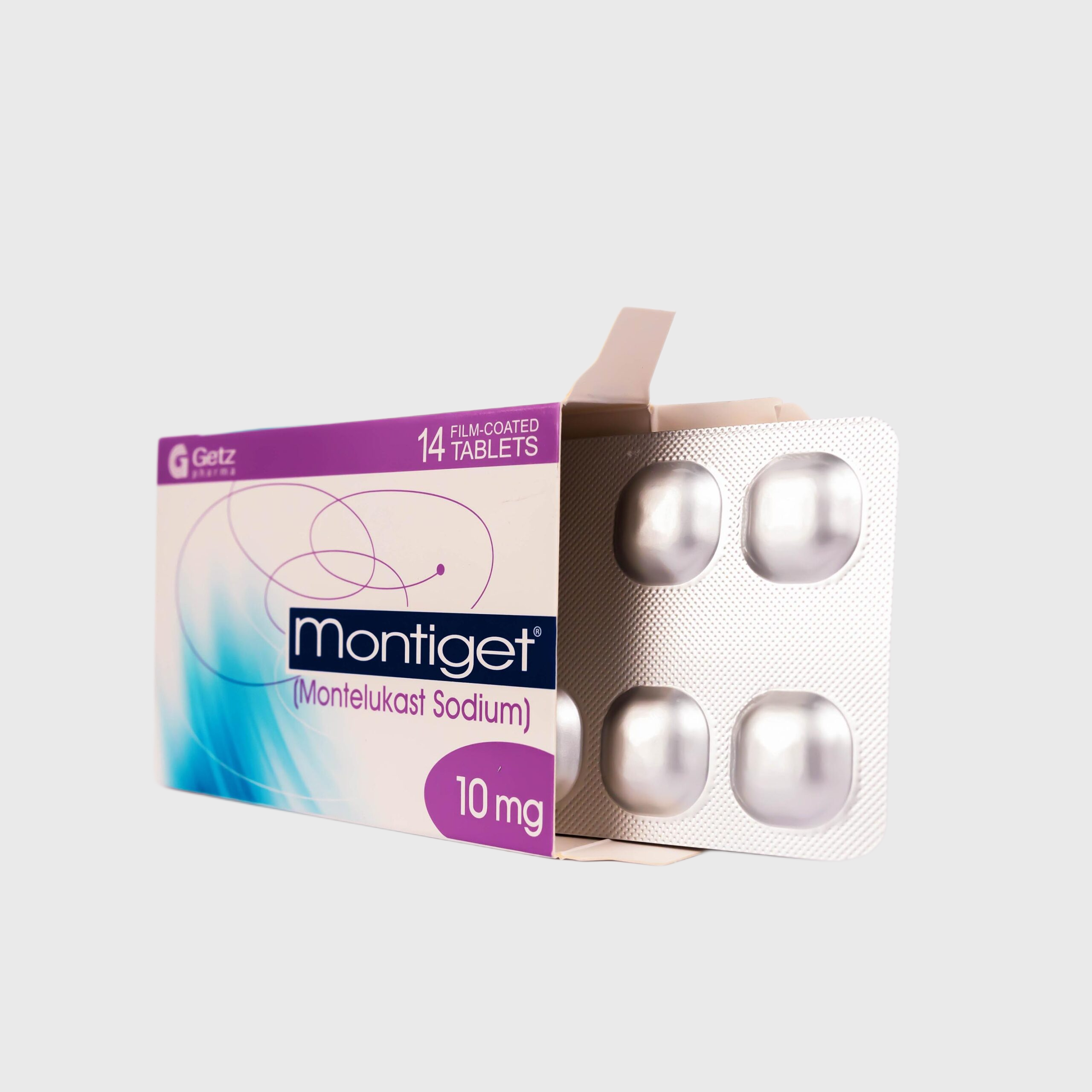 Montiget 10mg Tablet – Montelukast for All-Day Asthma & Allergy Control