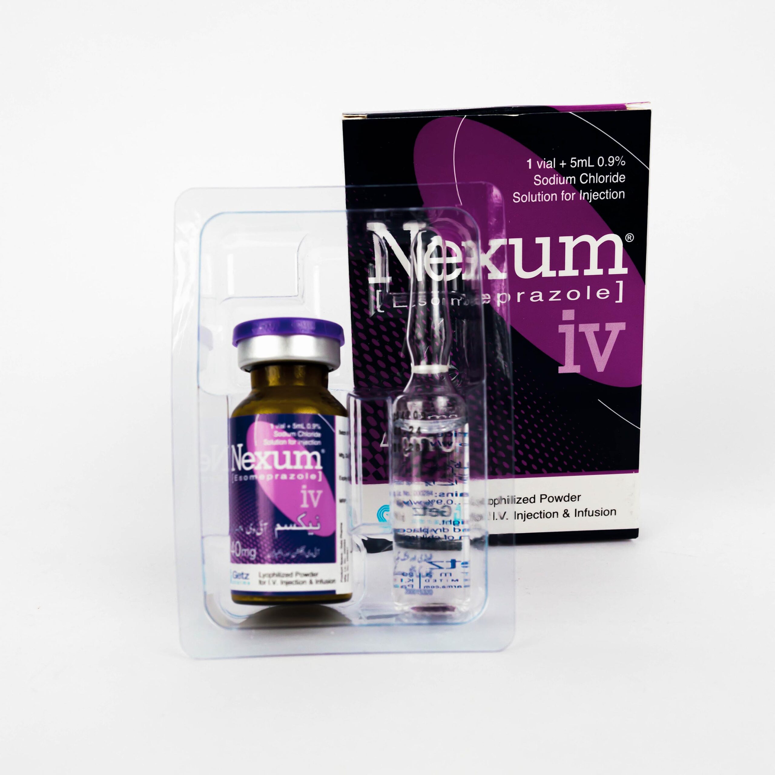 Nexum 40 mg IV Injection – Esomeprazole for Acid Suppression