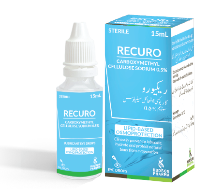 Recuro Eye Drops 15ml – Lubricating Dry Eye Relief Drops