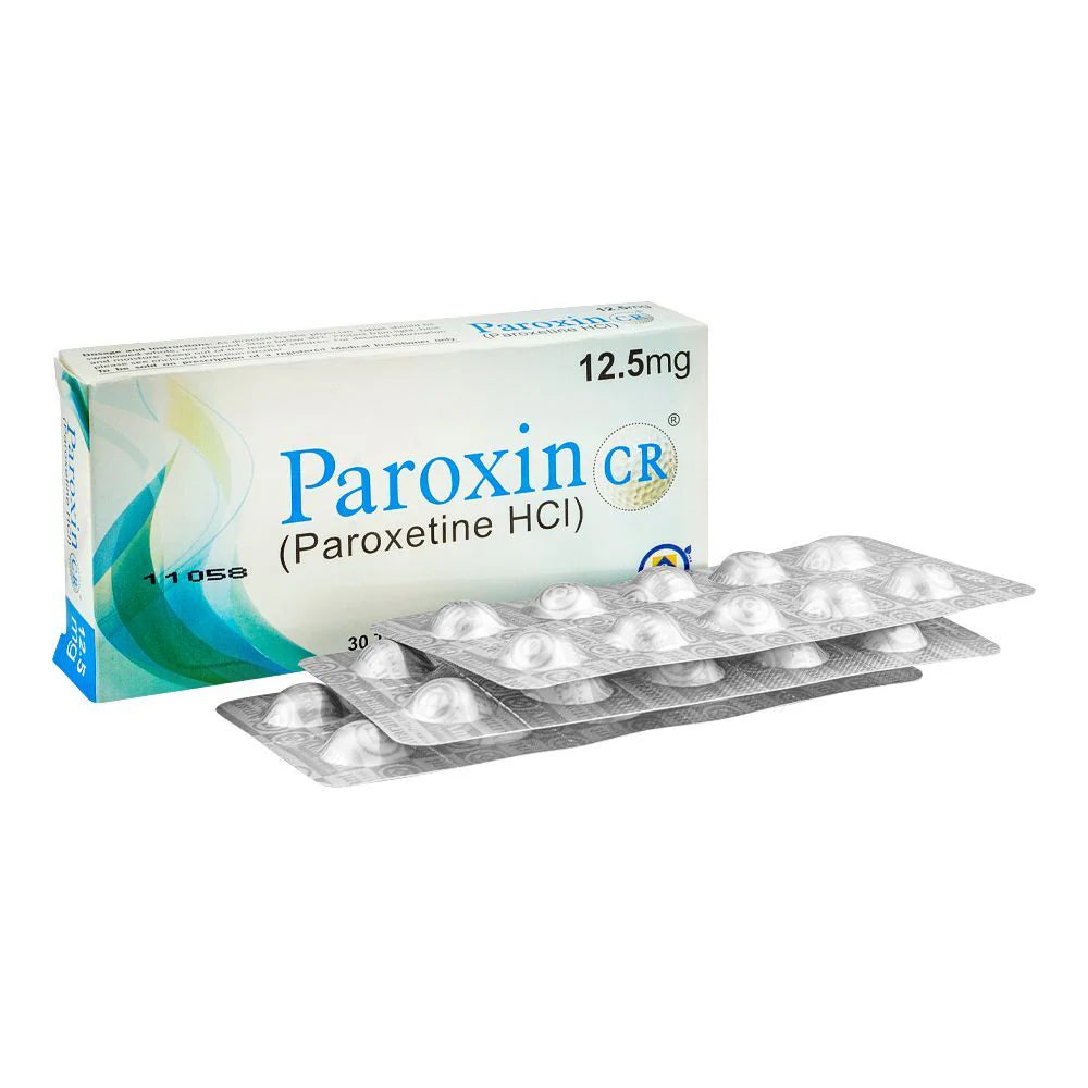Paroxin CR 12.5mg (Paroxetine HCl) – For Depression and Anxiety Treatment Tablets