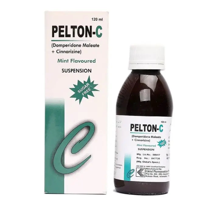 Pelton-C Syrup 120ml (Domperidone Maleate + Cimetidine) – Acidity and Digestive Relief Medicine