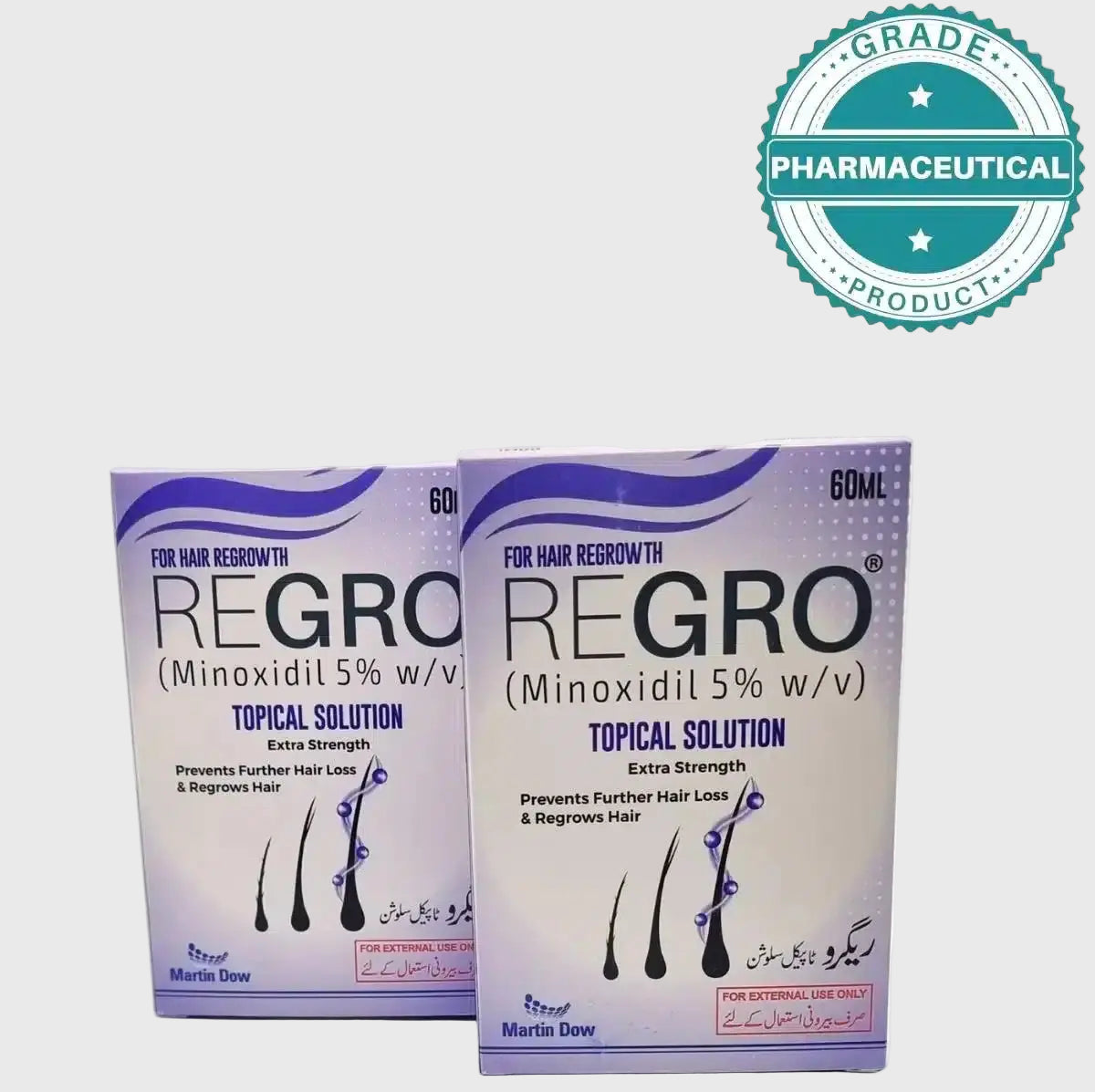 REGRO Topical Solution Extra Strength 60 ml – Intensive Hair Regrowth Treatment