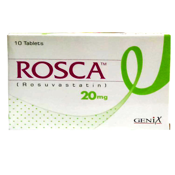 Rosca 20mg rosuvastatin tablets for cholesterol Pakistan