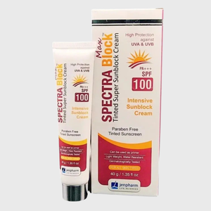 SPECTRA BLOCK MAX Tinted Super Sunblock Cream PA+++ SPF 100