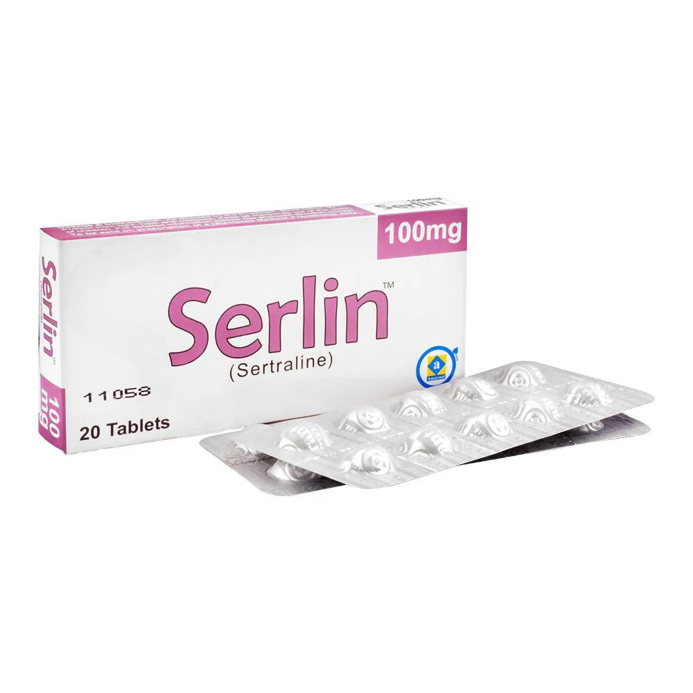 Serlin 100mg Tablet (Sertraline) – For Depression and Anxiety Treatment