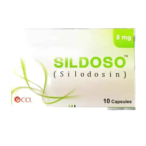 Sildoso 8mg Capsules – Treatment for Urinary Symptoms Due to Enlarged Prostate