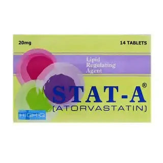 Stat-A 20mg (Atorvastatin) – Cholesterol Control Tablet for Heart Protection