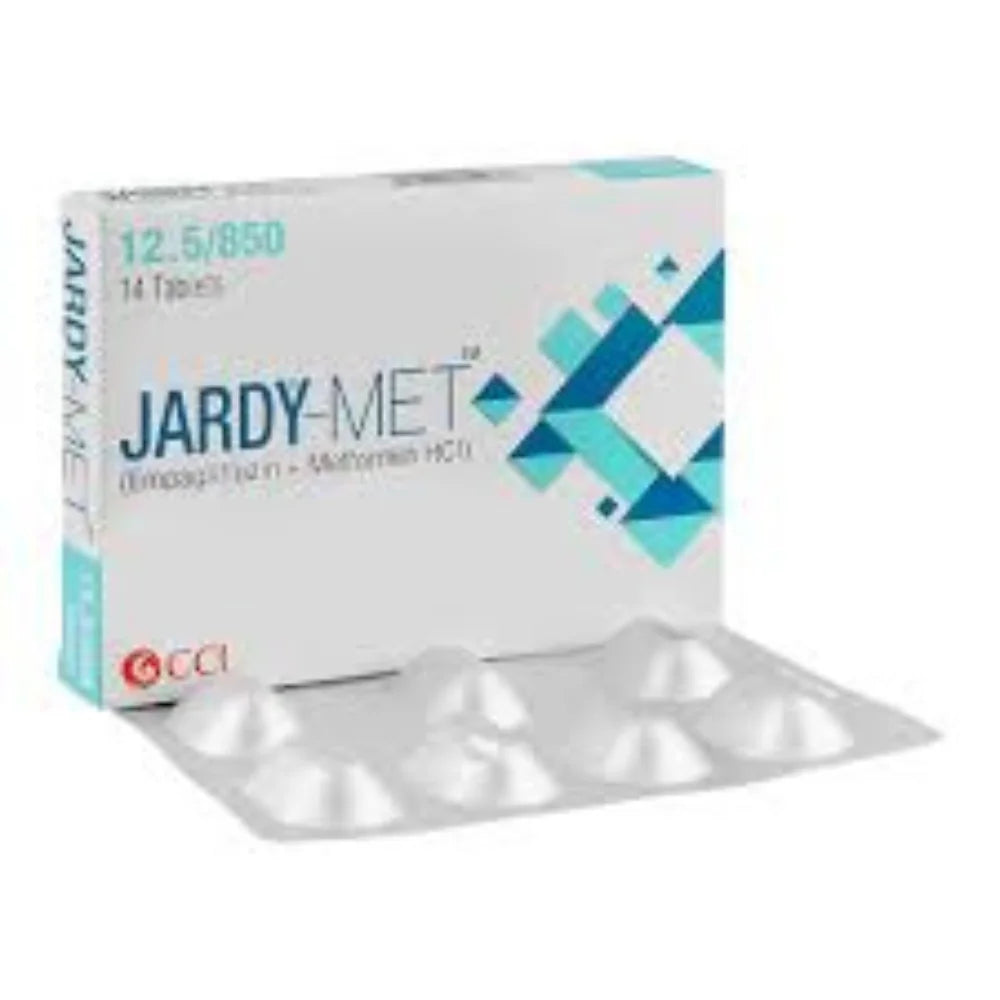 Jardy Met 12.5/850mg Tablets – Blood Sugar Control Tablets
