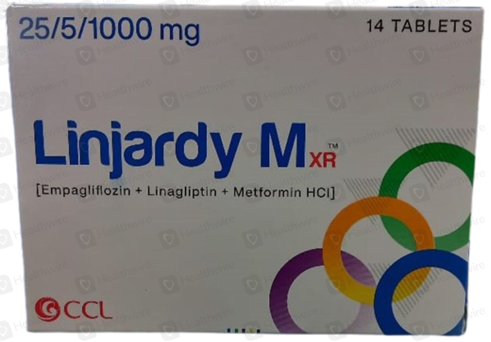 Linjardy M XR 25/5/1000mg Tablets – Extended Blood Sugar Control