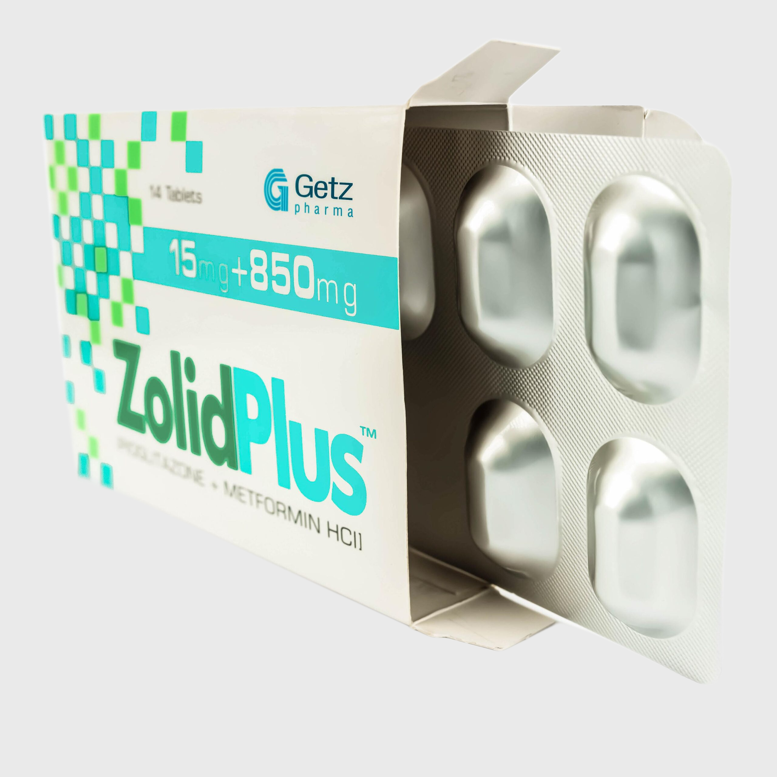 Zolid Plus 15/850mg Tablet