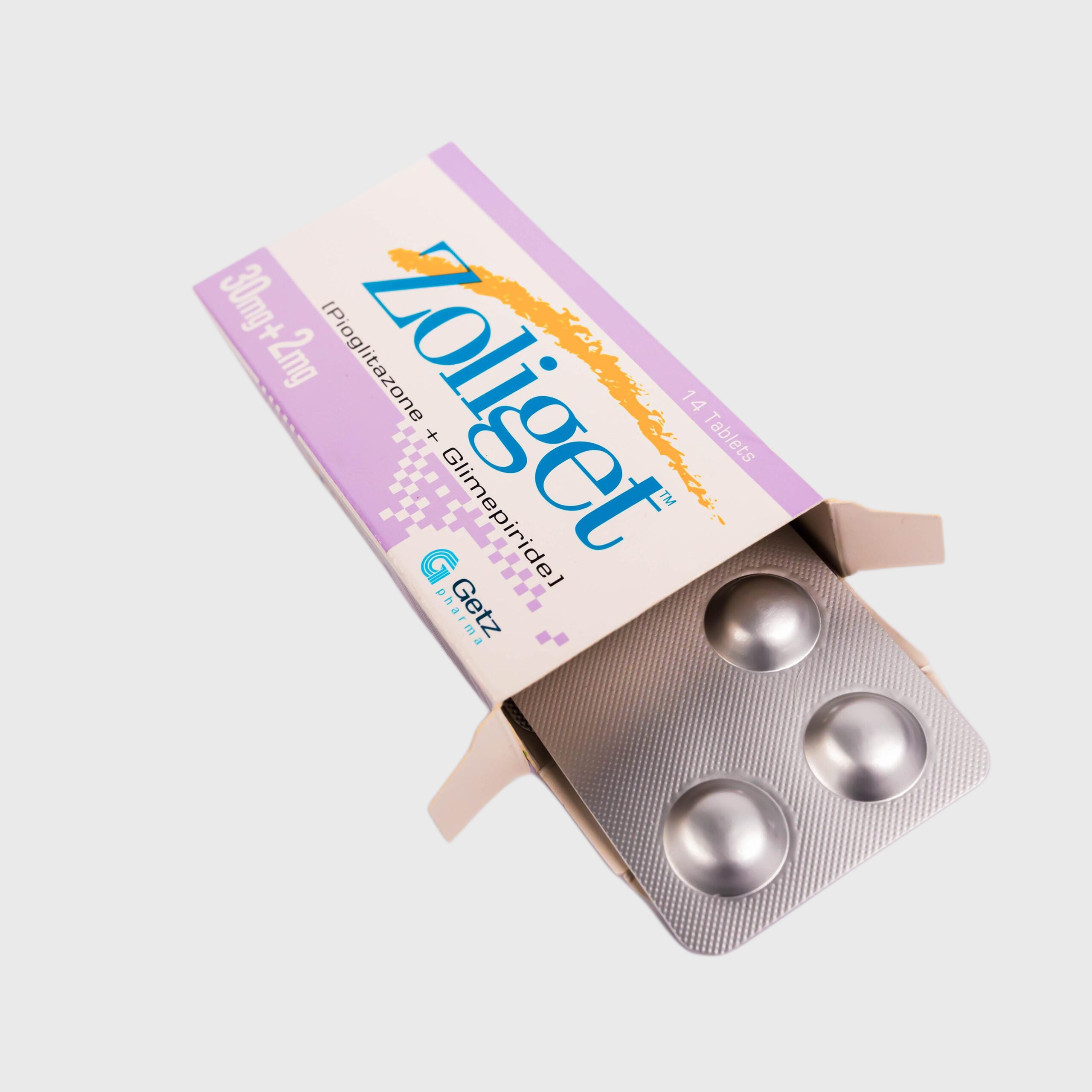 Zoliget 30/2mg Tablet