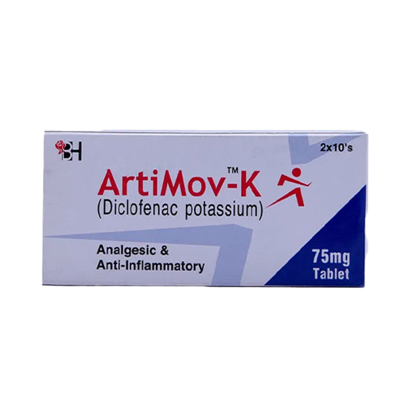 Artimov-K 75mg Tablet – Strong Relief from Pain, Swelling & Inflammation