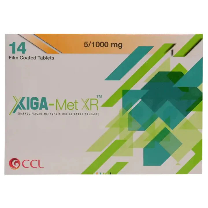 Xiga Met XR 5mg/1000mg Tablets – Treatment for Type 2 Diabetes Blood Sugar Control