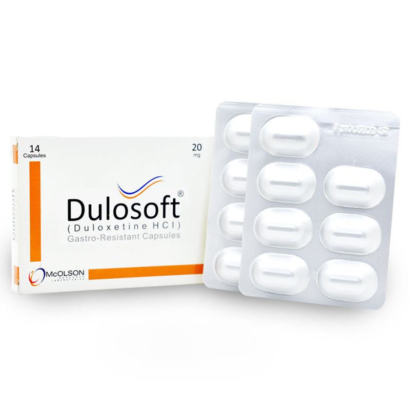 Dulosoft 20mg (Duloxetine) – Nerve Pain and Depression Management Capsule